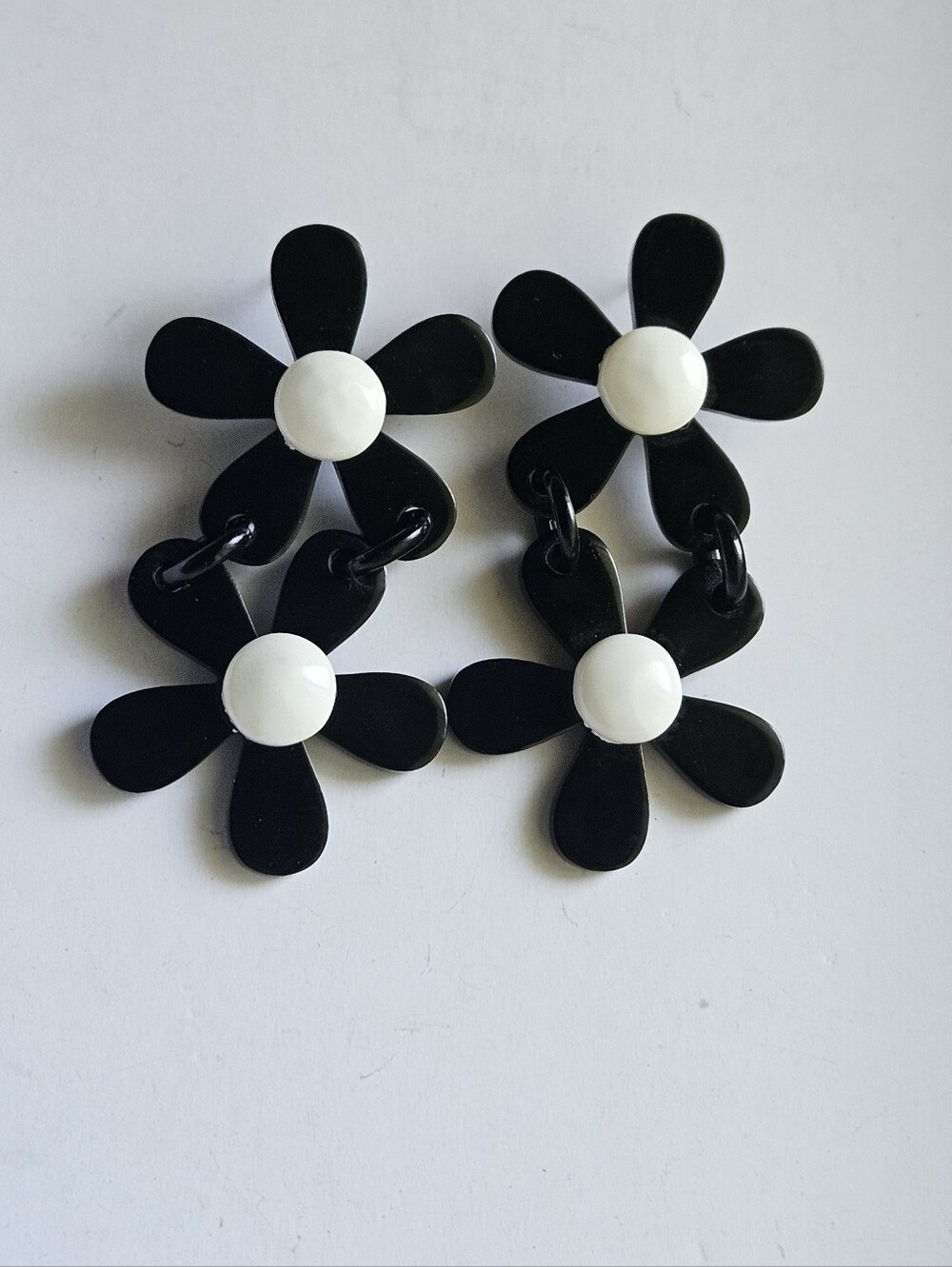 Anthropologie Large Flower Earrings
